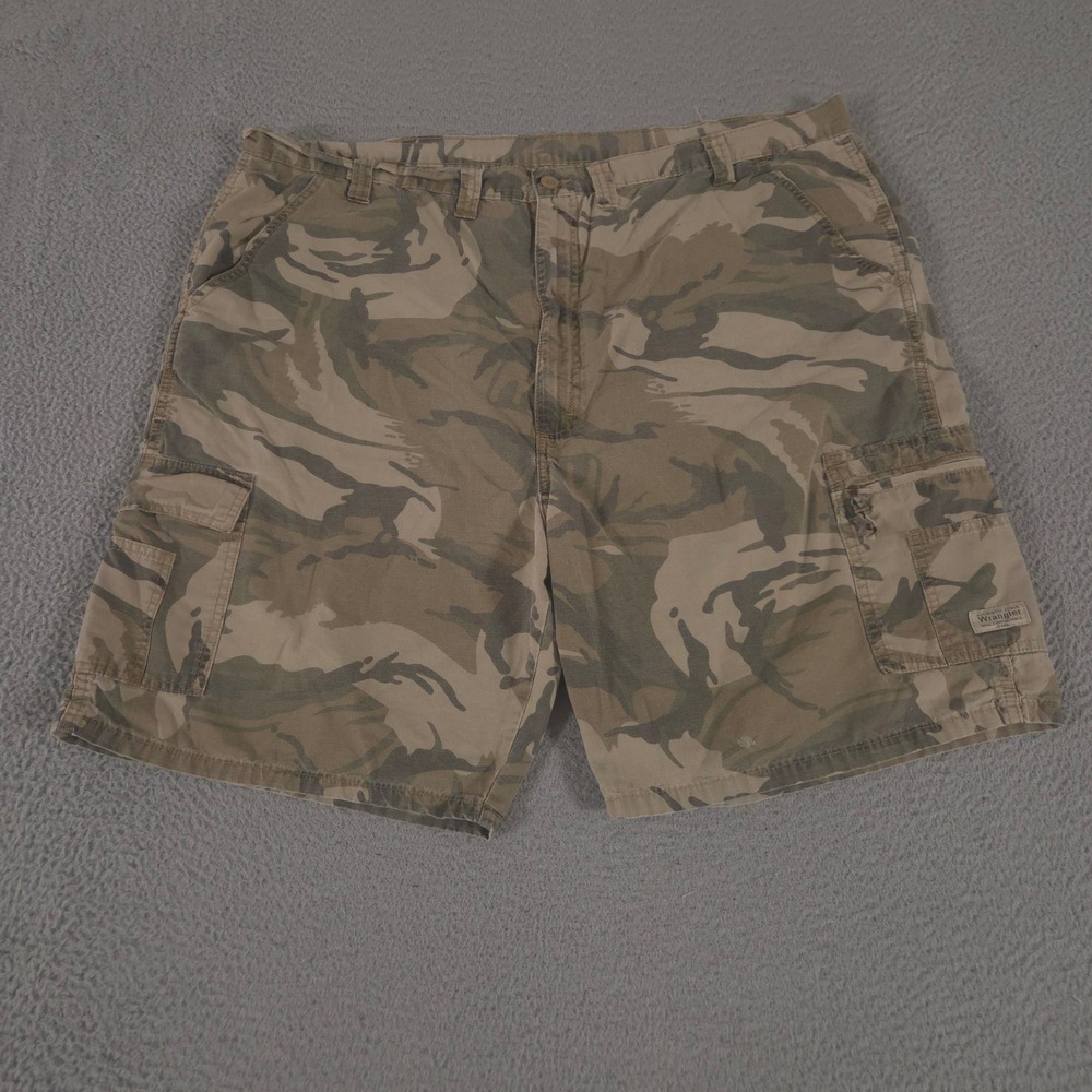 Wrangler Shorts Men 46 Camo Authentics Classic Relaxed Fit Cargo Ripstop Utility
